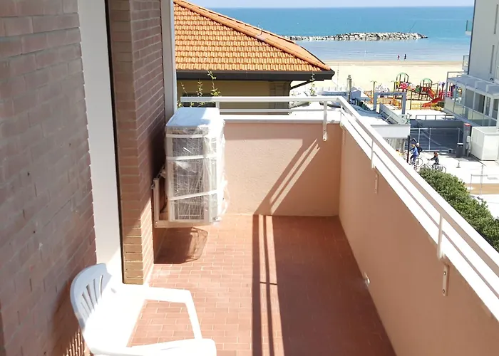 6 Posti, Con Balconi Vista Mare Appartamento Rimini